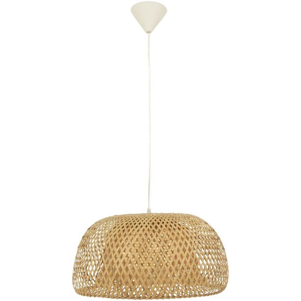 Riippuvalaisin Aneta Lighting Malacca, Ø45cm, rottinki