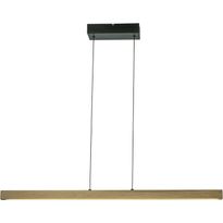 LED-kattovalaisin Aneta Lighting Linea, vaalea luonnonpuu/musta, Verkkokaupan poistotuote