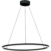 LED-riippuvalaisin Aneta Lighting Oda Ø76cm, musta