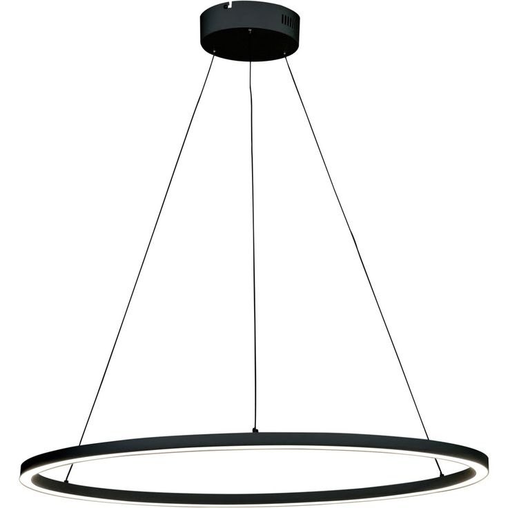 LED-riippuvalaisin Aneta Lighting Oda Ø76cm, musta