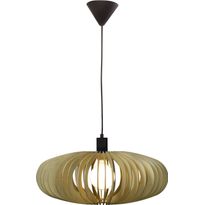 Riippuvalaisin Aneta Lighting Arcos, Ø50cm, luonnollinen