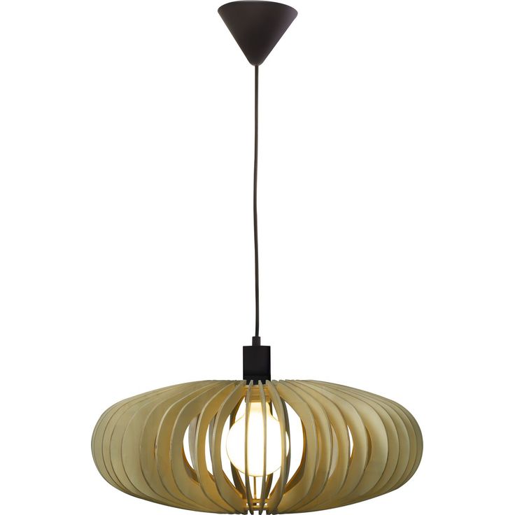 Riippuvalaisin Aneta Lighting Arcos, Ø50cm, luonnollinen
