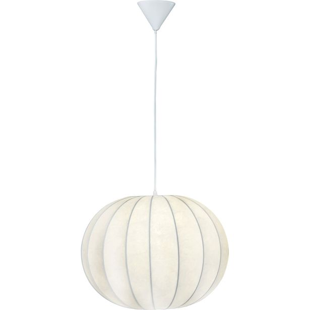 Riippuvalaisin Aneta Lighting Joni, Ø45cm, valkoinen