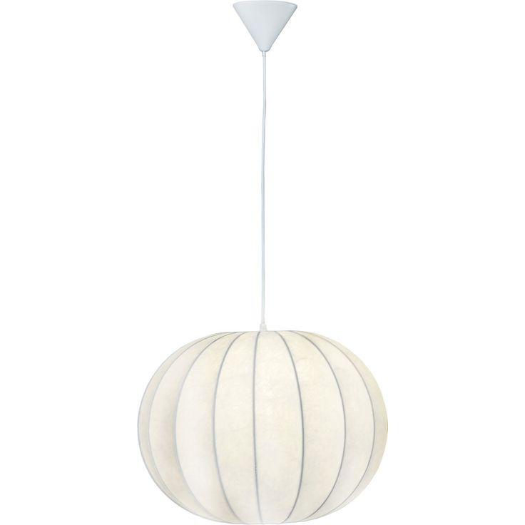 Riippuvalaisin Aneta Lighting Joni, Ø45cm, valkoinen