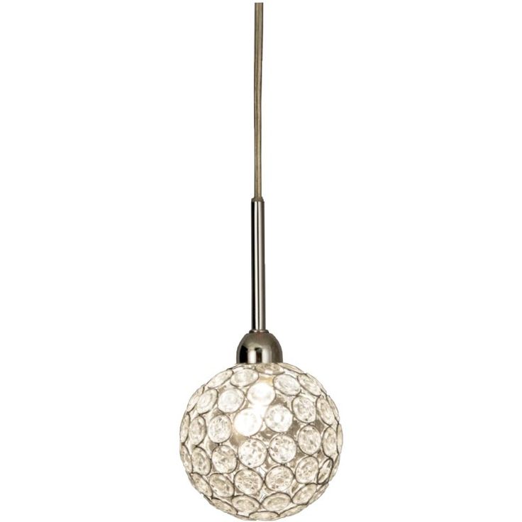 Ikkunavalaisin Aneta Lighting Bling 11, Ø 110x110 mm, kromi, kirkas akryyli