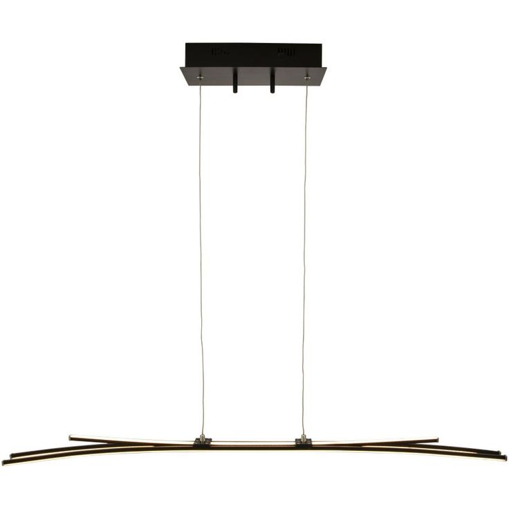 LED-riippuvalaisin Aneta Lighting Svala, 3000K, musta
