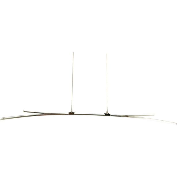 LED-kattovalaisin Aneta Lighting Svala 114, kromi/valkoinen