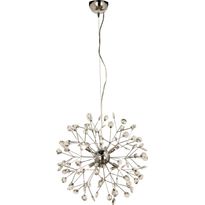 Kristallikattovalaisin Aneta Lighting Viva, ø 55cm, kromi/kirkas K9-kristallilasi