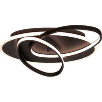 LED-plafondi Aneta Lighting Legato, himmennettävä, musta