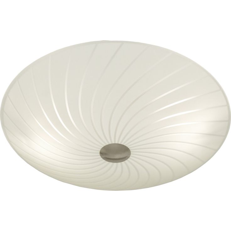 Plafondi Aneta Lighting Cyklon, Ø 340x140 mm, satiinilasi, teräs