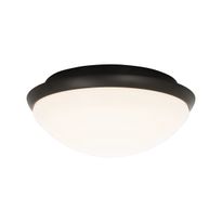 LED-plafondi Aneta Lighting Siracusa, IP44, valkoinen/musta