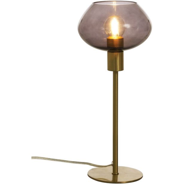 Pöytävalaisin Aneta Lighting Bell, 15.5x37.5cm, mattamessinki/savulasi