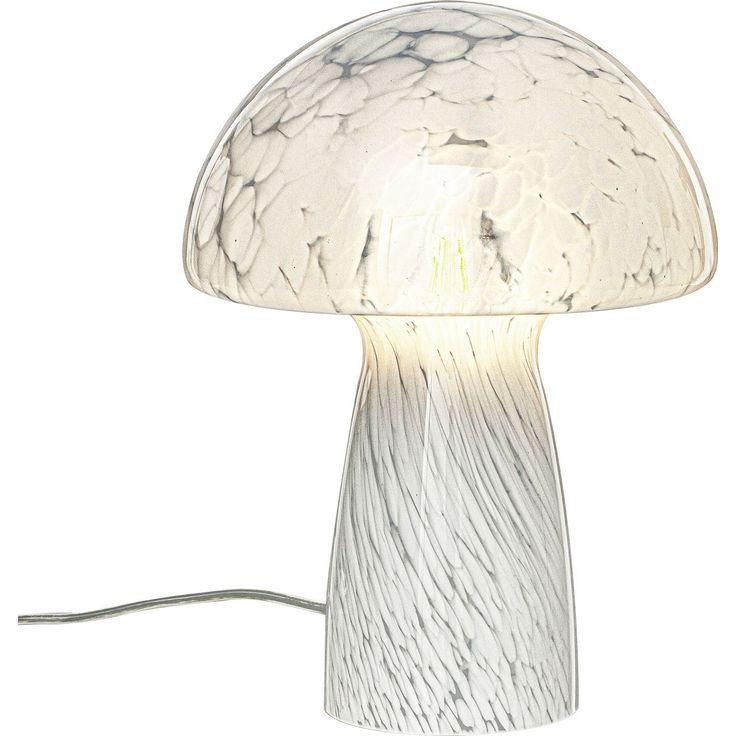 Pöytävalaisin Aneta Lighting Mushi 28cm, valkoinen