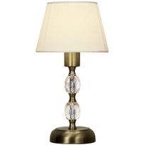 Pöytävalaisin Aneta Lighting Johanna, Ø 160x300 mm, antiikki, kirkas, valkoinen
