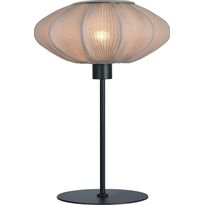 Pöytävalaisin Aneta Lighting Mamsell iso, E27, tekstiilivarjostin