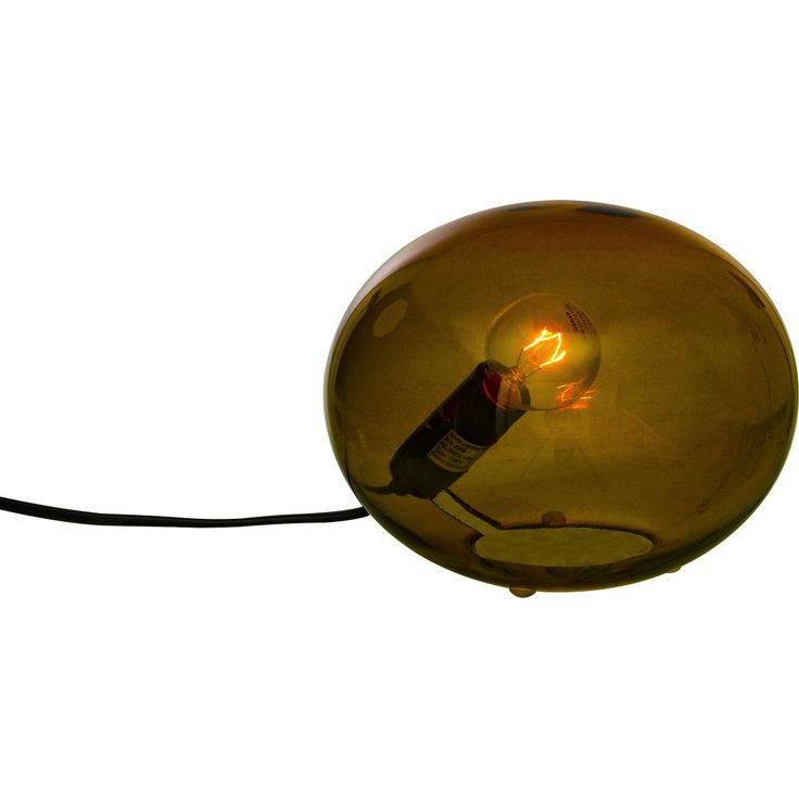 Pöytävalaisin Aneta Lighting Globus 18cm, ruskea