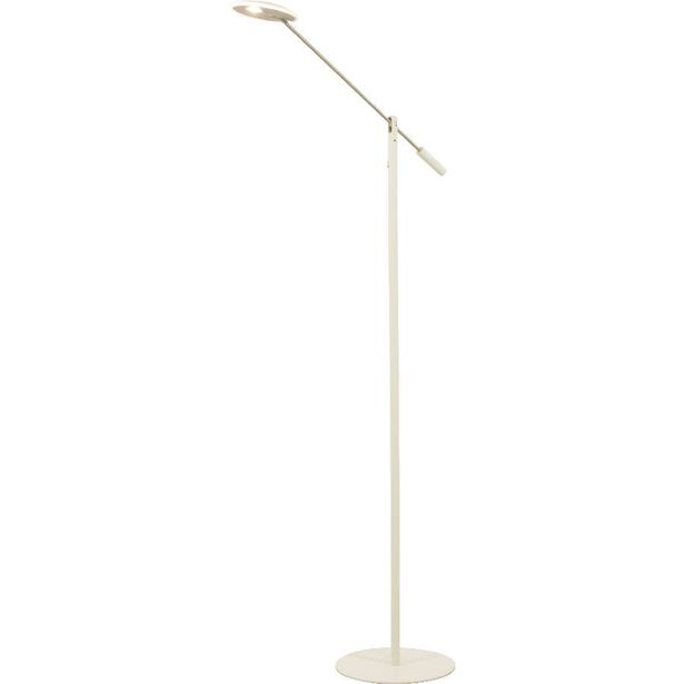 Lattiavalaisin Aneta Lighting Cadiz, 130cm, valkoinen/teräs