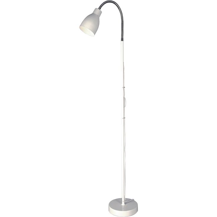 Lattiavalaisin Aneta Lighting Sarek, 250x530x1460 mm, valkoinen, kromi