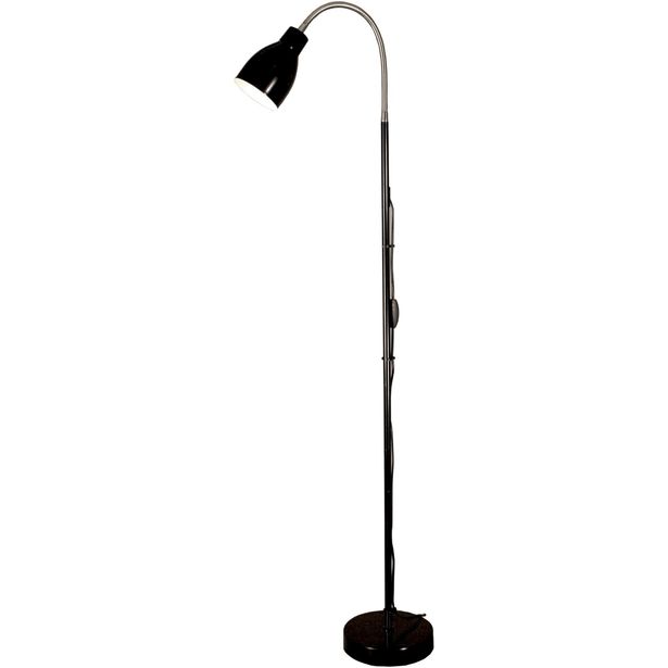 Lattiavalaisin Aneta Lighting Sarek, 250x530x1460 mm, musta, kromi