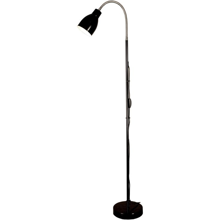 Lattiavalaisin Aneta Lighting Sarek, 250x530x1460 mm, musta, kromi
