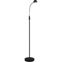 LED-lattiavalaisin Aneta Lighting Juno, 500x230x1350 mm, musta, kromi
