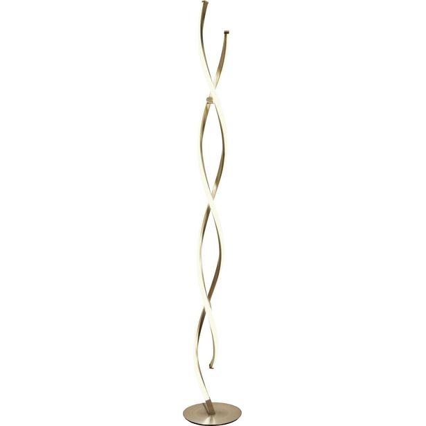 LED-lattiavalaisin Aneta Lighting Swirl, teräs