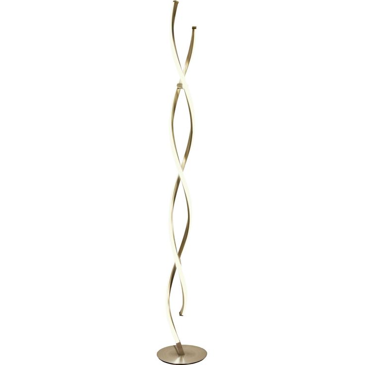 LED-lattiavalaisin Aneta Lighting Swirl, teräs