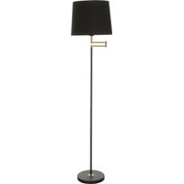 Lattiavalaisin Aneta Lighting Birka, musta/messinki
