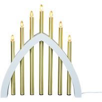 Adventtikynttelikkö Aneta Lighting Gotland, 7-osainen