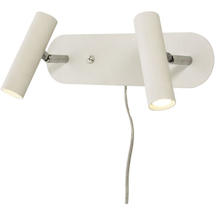 LED-seinävalaisin Aneta Lighting Artic, 2-osainen, 3000K, valkoinen
