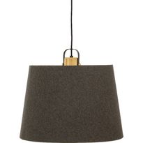 Kattovalaisin Aneta Lighting Geilo, &Oslash;45cm , musta/harmaa/puu