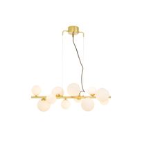 Kattovalaisin Aneta Lighting Molekyl, mattamessinki/valkoinen
