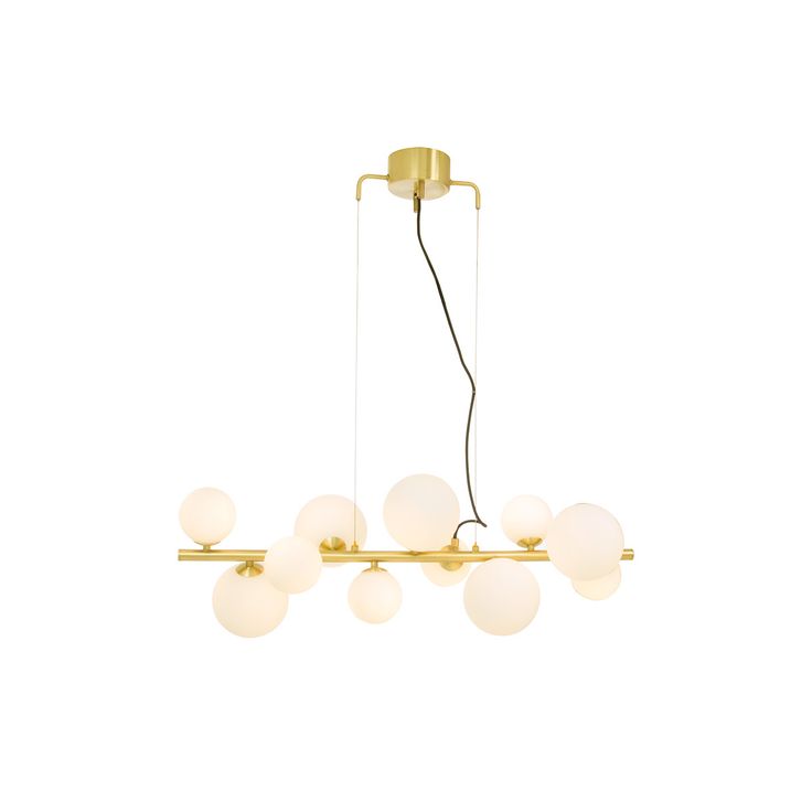 Kattovalaisin Aneta Lighting Molekyl, mattamessinki/valkoinen
