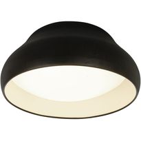 LED-kattoplafondi Aneta Lighting Sinus, 3000-6000K, musta
