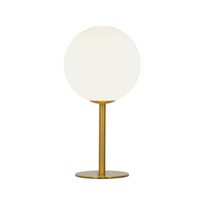 Pöytävalaisin Aneta Lighting Molekyl, mattamessinki/valkoinen