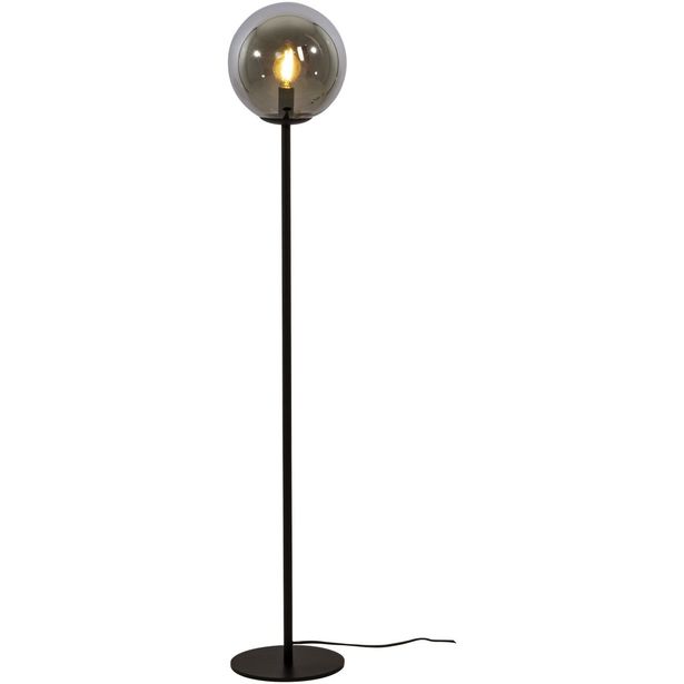 Lattiavalaisin Aneta Lighting Molekyl, musta/savulasi