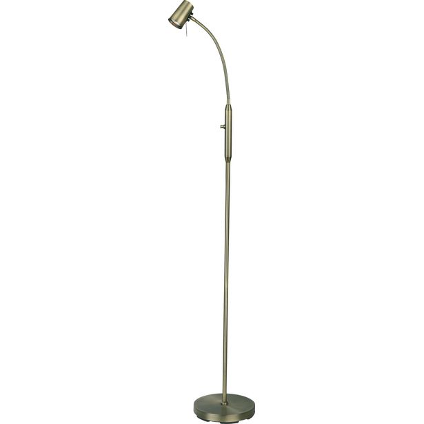 Lattiavalaisin Aneta Lighting Pilot, himmennettävä, antiikkimessinki