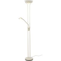 LED-lattiavalaisin Aneta Lighting Nice uplight, 3000K, valkoinen