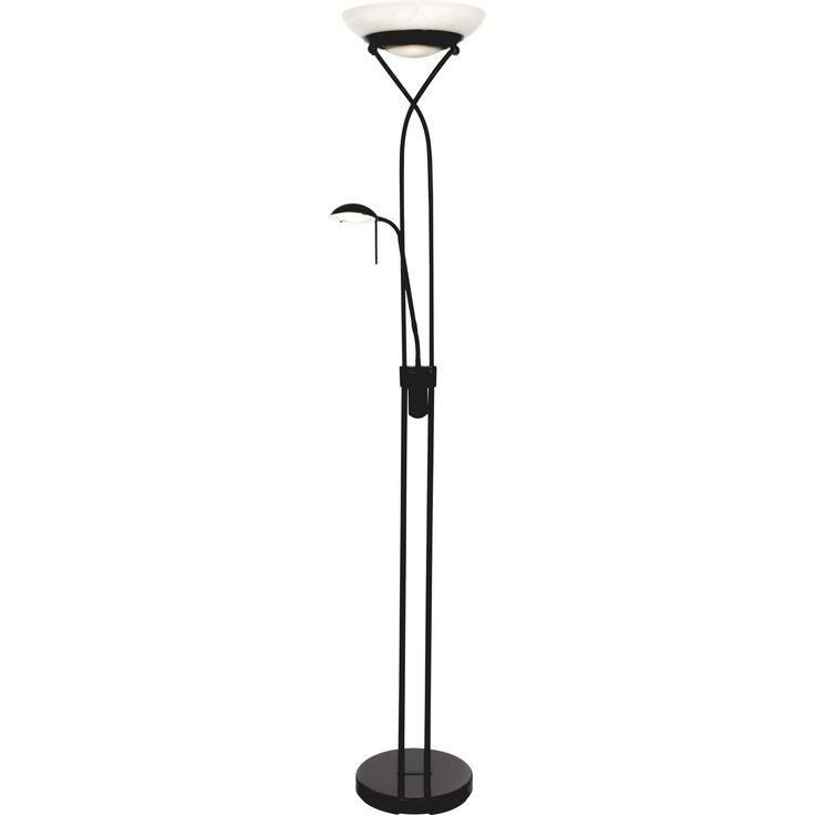 LED-lattiavalaisin Aneta Lighting Cannes, musta