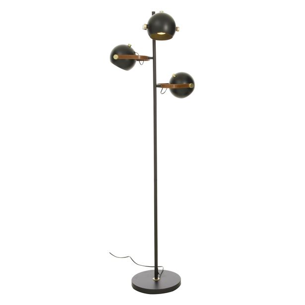 Lattiavalaisin Aneta Lighting Bow, 3x7W, Ø475x1520mm, IP20, GU10, musta