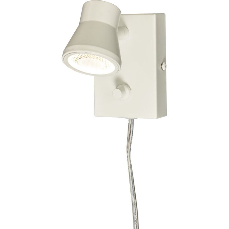 LED-seinävalaisin Aneta Lighting Pluto, valkoinen