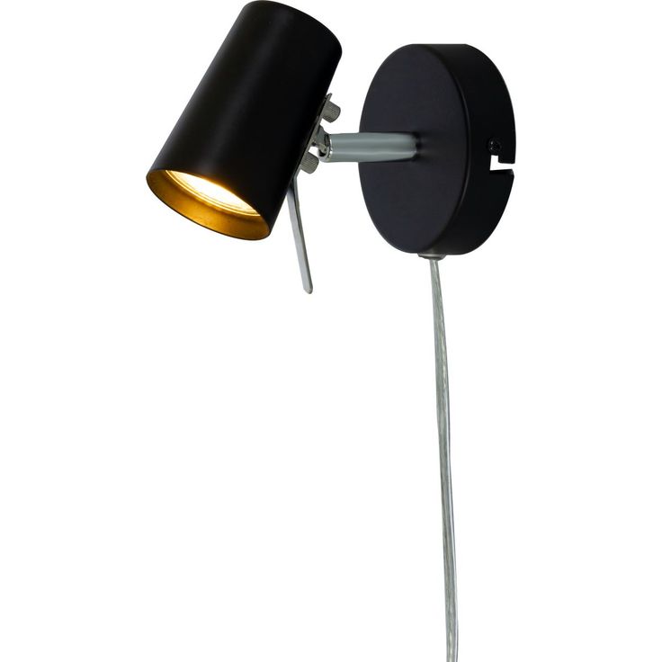 Seinävalaisin Aneta Lighting Pilot, musta/kromi