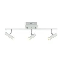 Kattospotti Aneta Lighting Artic, 3-osainen, suora, valkoinen