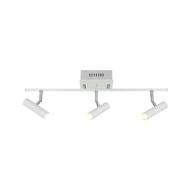 Kattospotti Aneta Lighting Artic, 3-osainen, suora, valkoinen