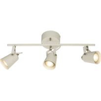 Kattospotti Aneta Lighting Metz suora, 3-osainen, valkoinen