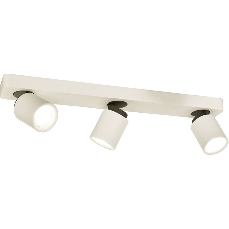 Kattospotti Aneta Lighting Rollo, 3-osainen, GU10, suora, valkoinen/musta