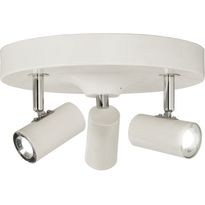 LED-kattospotti Aneta Lighting Gusto, 3-osainen, pyöreä, valkoinen, himmennettävä