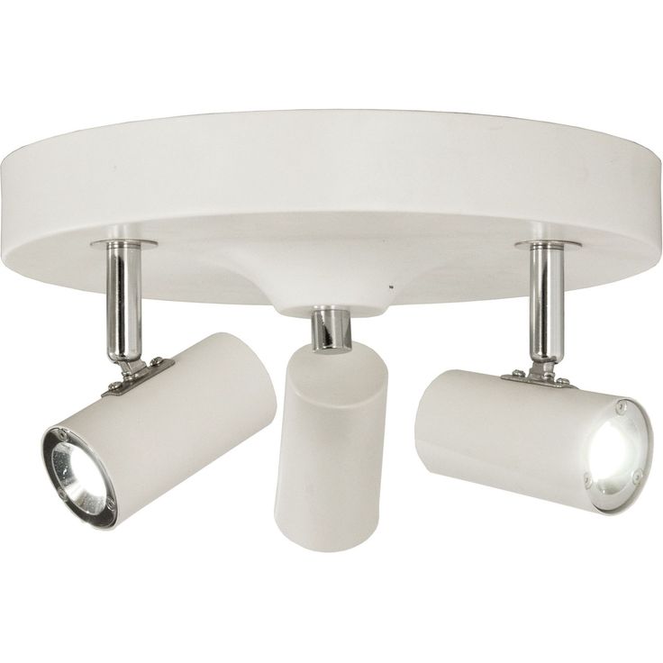 LED-kattospotti Aneta Lighting Gusto, 3-osainen, pyöreä, valkoinen, himmennettävä