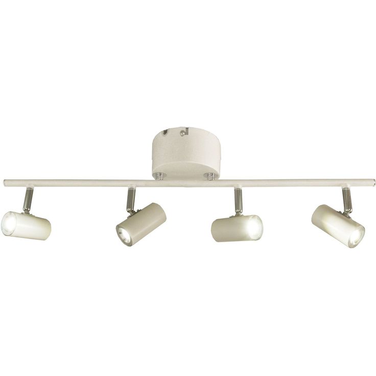 LED-kattospotti Aneta Lighting Gusto, 4-osainen, suora, valkoinen, himmennettävä