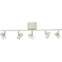 LED-kattospotti Aneta Lighting Gusto, 5-osainen, suora, valkoinen, himmennettävä